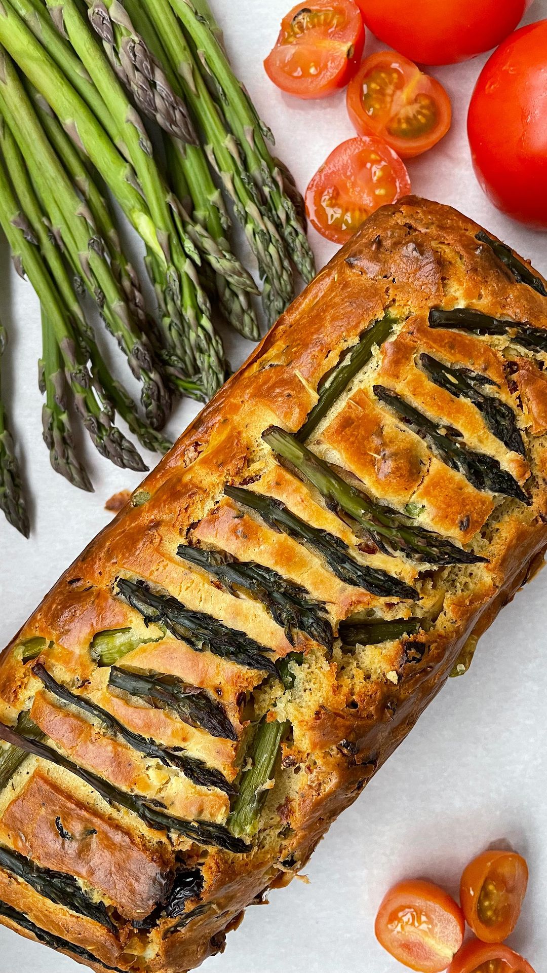 🌱 Savory Asparagus Loaf 🌱